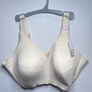 NWT Cacique Nude/Beige Lightly Lined No Wire Bra Size 46D